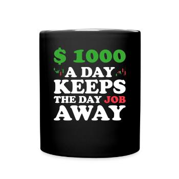 Day Trading Day Trader Bourse Bourse - Mug uni - noir - Devant
