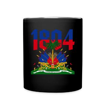 Haiti Haitianer Karibik Urlaub - Tasse einfarbig - Schwarz - Vorne