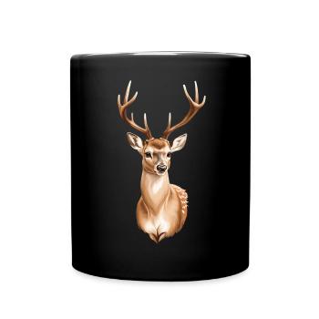 Fauve mignon - Mug uni - noir - Devant