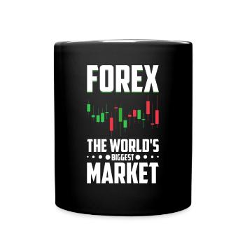Trading Forex Trader Marché financier - Mug uni - noir - Devant