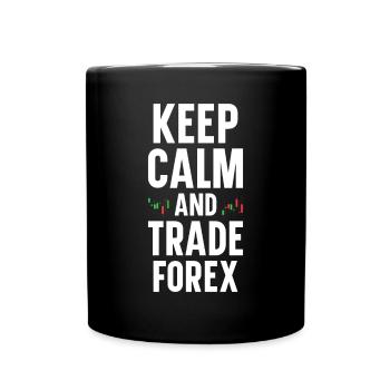 Trading Forex Trader Marché financier - Mug uni - noir - Devant
