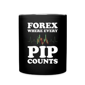 Trading Forex Trader Marché financier - Mug uni - noir - Devant
