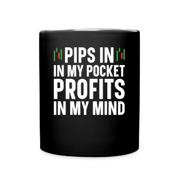 Trading Forex Trader Marché financier - Mug uni - noir - Devant