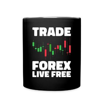 Trading Forex Trader Marché financier - Mug uni - noir - Devant