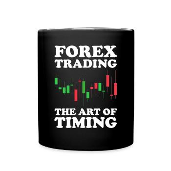Trading Forex Trader Marché financier - Mug uni - noir - Devant
