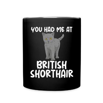 British Shorthair Gifts - Full Colour Mug - black - Front