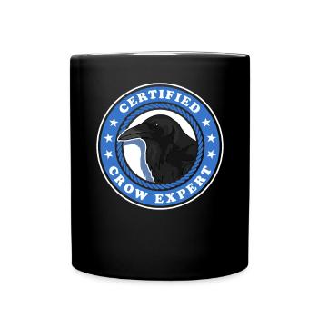Corbeaux Expert Corbeau Oiseaux Cadeau - Mug uni - noir - Devant