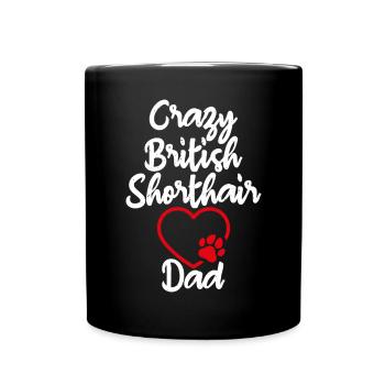 British Shorthair Gifts - Tasse einfarbig - Schwarz - Vorne