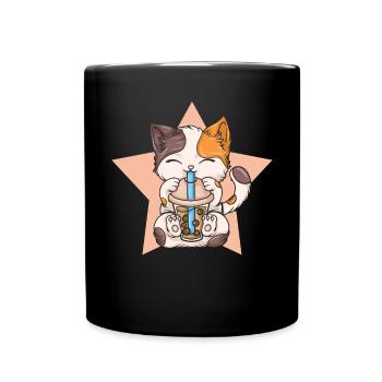 Thé à bulles Boba BubbleTea Kawaii Japan Tea Kpop - Mug uni - noir - Devant