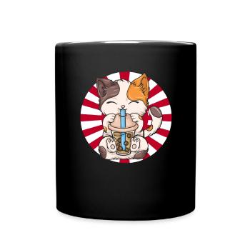 Thé à bulles Boba BubbleTea Kawaii Japan Tea Kpop - Mug uni - noir - Devant