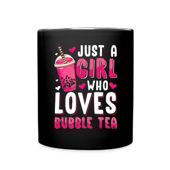 Thé à bulles Boba BubbleTea Kawaii Japan Tea Kpop - Mug uni - noir - Devant