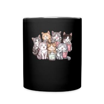 Thé à bulles Boba BubbleTea Kawaii Japan Tea Kpop - Mug uni - noir - Devant
