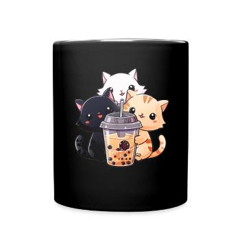 Thé à bulles Boba BubbleTea Kawaii Japan Tea Kpop - Mug uni - noir - Devant