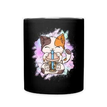 Thé à bulles Boba BubbleTea Kawaii Japan Tea Kpop - Mug uni - noir - Devant