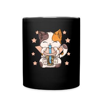 Thé à bulles Boba BubbleTea Kawaii Japan Tea Kpop - Mug uni - noir - Devant