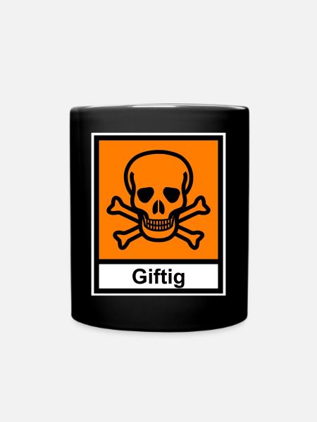 Poisonous - Full Colour Mug - black