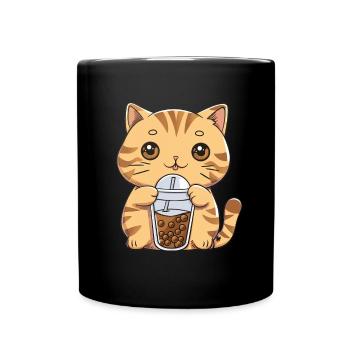 Thé à bulles Boba BubbleTea Kawaii Japan Tea Kpop - Mug uni - noir - Devant