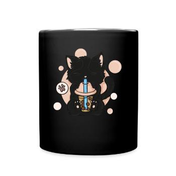 Thé à bulles Boba BubbleTea Kawaii Japan Tea Kpop - Mug uni - noir - Devant