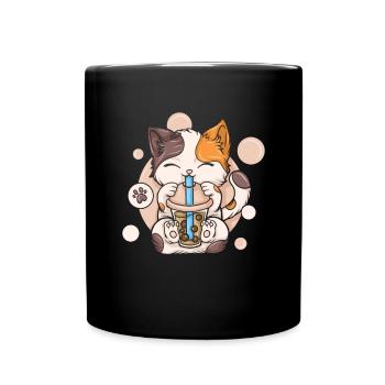 Thé à bulles Boba BubbleTea Kawaii Japan Tea Kpop - Mug uni - noir - Devant