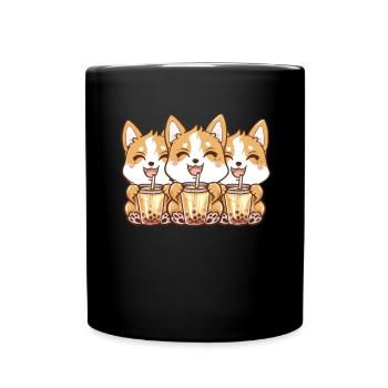 Thé à bulles Boba BubbleTea Kawaii Japan Tea Kpop - Mug uni - noir - Devant