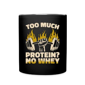 Fitness Trainer Weightlifting GYM Bodybuilding - Full Colour Mug - black - Front