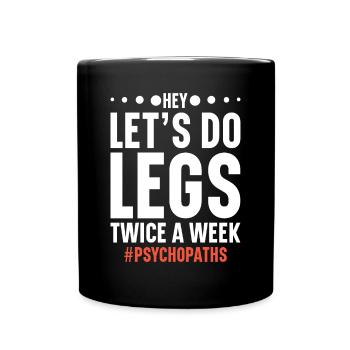 Entraîneur de fitness Haltérophilie GYM Musculation - Mug uni - noir - Devant