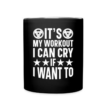 Entraîneur de fitness Haltérophilie GYM Musculation - Mug uni - noir - Devant