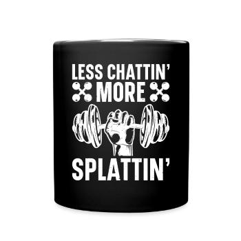 Entraîneur de fitness Haltérophilie GYM Musculation - Mug uni - noir - Devant
