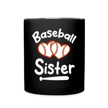 Baseball Sports Baseball Player Pitcher Catcher USA - Full Colour Mug - black - Front