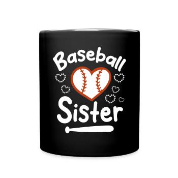 Baseball Sport Baseballspieler Pitcher Catcher USA - Tasse einfarbig - Schwarz - Vorne