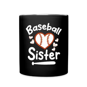 Baseball Sport Baseballspieler Pitcher Catcher USA - Tasse einfarbig - Schwarz - Vorne