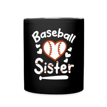 Baseball Sport Baseballspieler Pitcher Catcher USA - Tasse einfarbig - Schwarz - Vorne