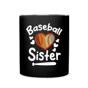 Baseball Sport Baseballspieler Pitcher Catcher USA - Tasse einfarbig - Schwarz - Vorne