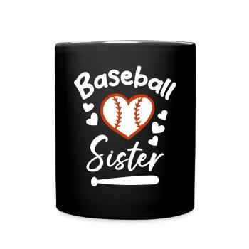 Baseball Sports Joueur de baseball Lanceur Receveur États-Unis - Mug uni - noir - Devant