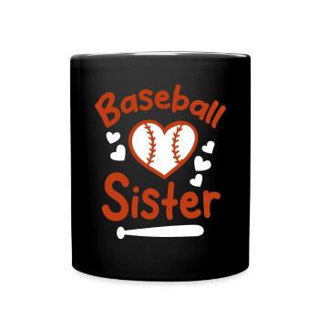Baseball Sport Baseballspieler Pitcher Catcher USA - Tasse einfarbig - Schwarz - Vorne
