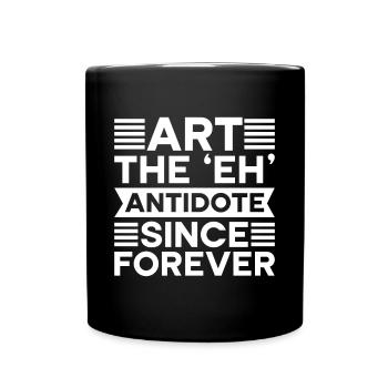Funny Art Painter Art Since Forever Artist Gift - Tasse einfarbig - Schwarz - Vorne
