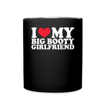 Petite amie Petite amie Relation Couple Amour Couple - Mug uni - noir - Devant