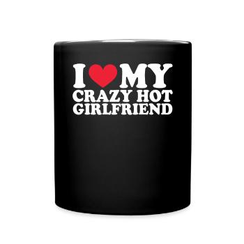 Petite amie Petite amie Relation Couple Amour Couple - Mug uni - noir - Devant