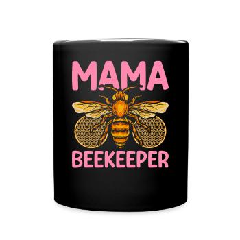 Mama Imker Imkerei Mama - Tasse einfarbig - Schwarz - Vorne