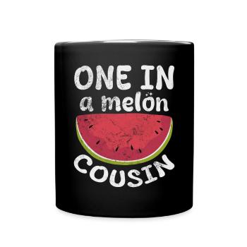 Watermelon Cousin - Full Colour Mug - black - Front