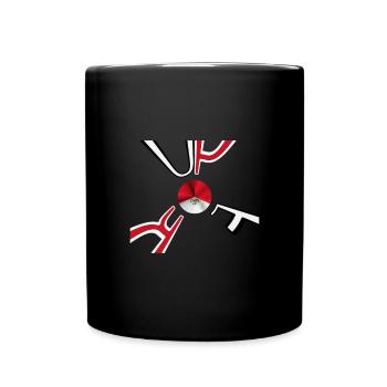 Pérou Drapeau Lima - Mug uni - noir - Devant