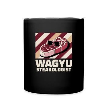 Wagyu Steak - Full Colour Mug - black - Front