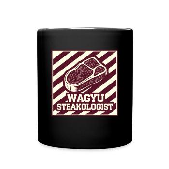 Wagyu Steak - Full Colour Mug - black - Front