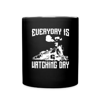 Everyday is Watching Day - Full Colour Mug - black - Front