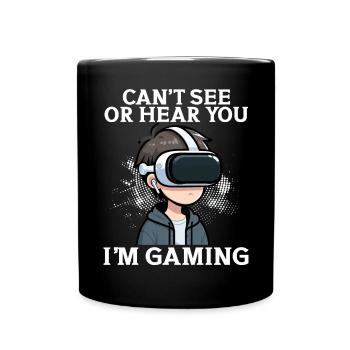 Réalité virtuelle athlète Witzer VR Gamer Casque - Mug uni - noir - Devant