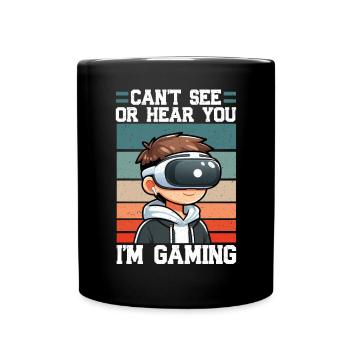 Réalité virtuelle athlète Witzer VR Gamer Casque - Mug uni - noir - Devant