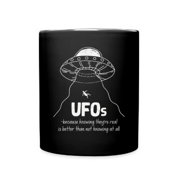Alien - Tasse einfarbig - Schwarz - Vorne