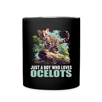 Ocelots Ocelot - Full Colour Mug - black - Front