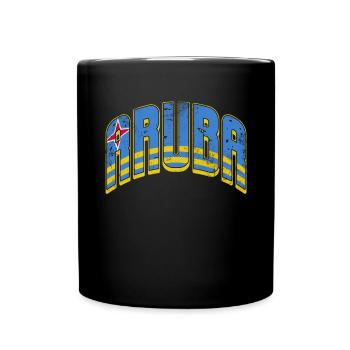 Aruba - Full Colour Mug - black - Front