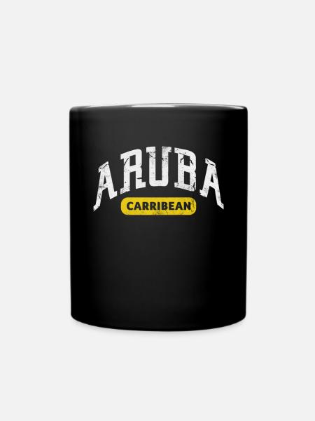 Aruba - Tasse einfarbig - Schwarz